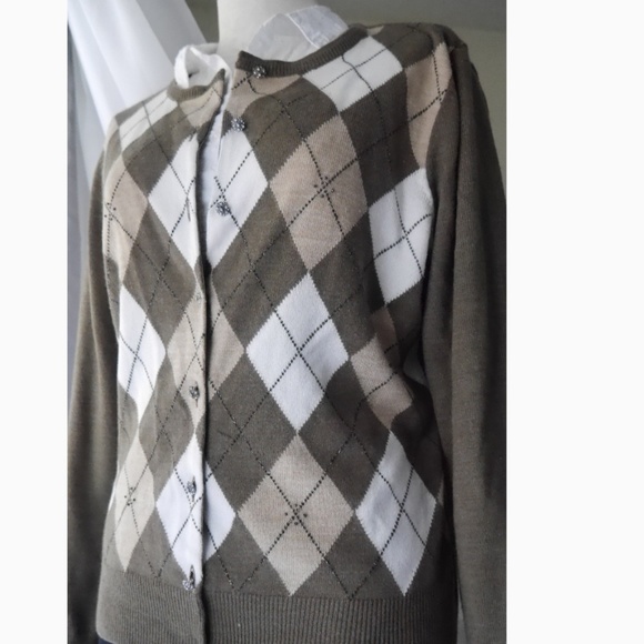 New York & Company Sweaters - Argyle cardigan | business casual
